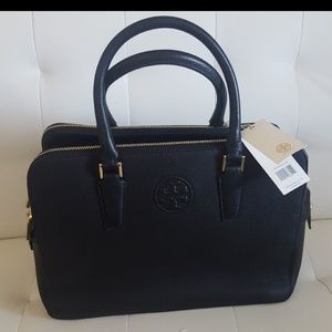Tory Burch marion black triple zip